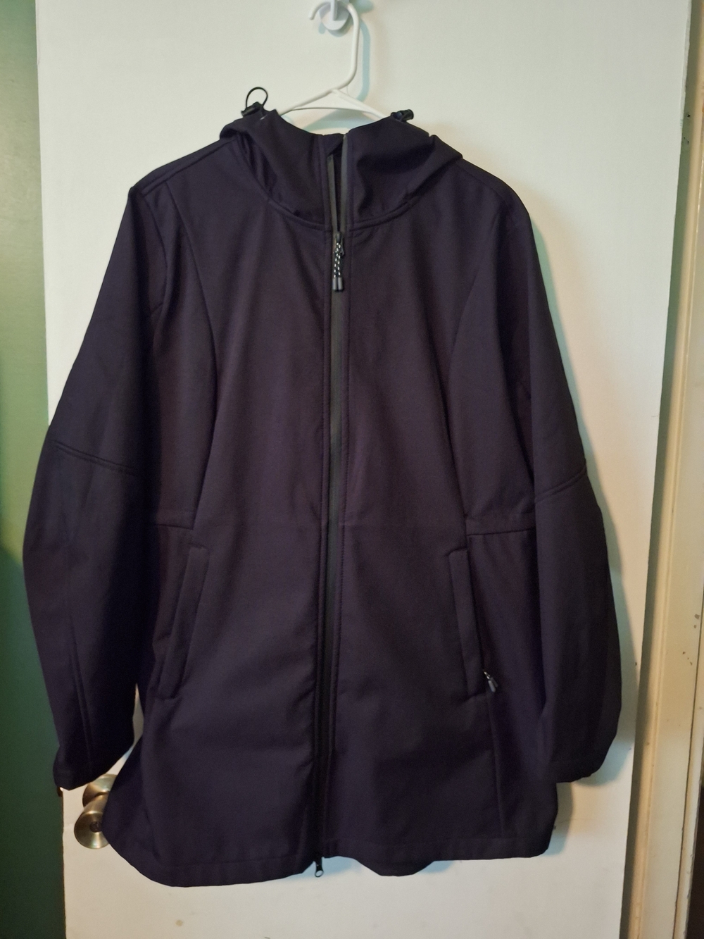 Women's Hooded Utility Jacket - Black